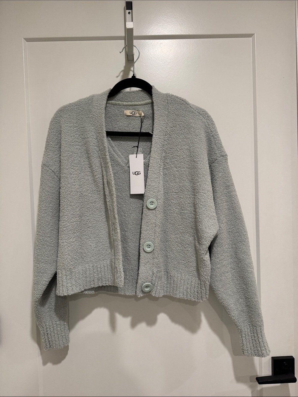UGG fuzzy tank and cardigan set